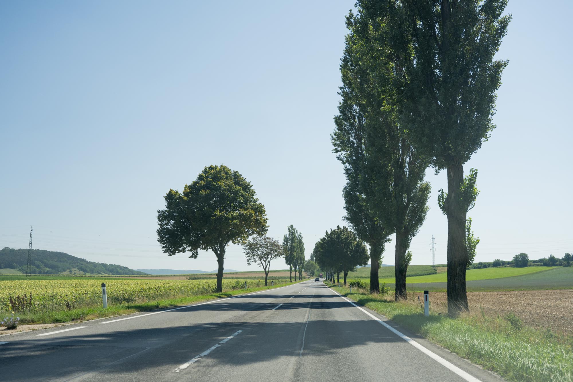 Eine Probefahrt Route in Tulln bei der Tullner Automeile