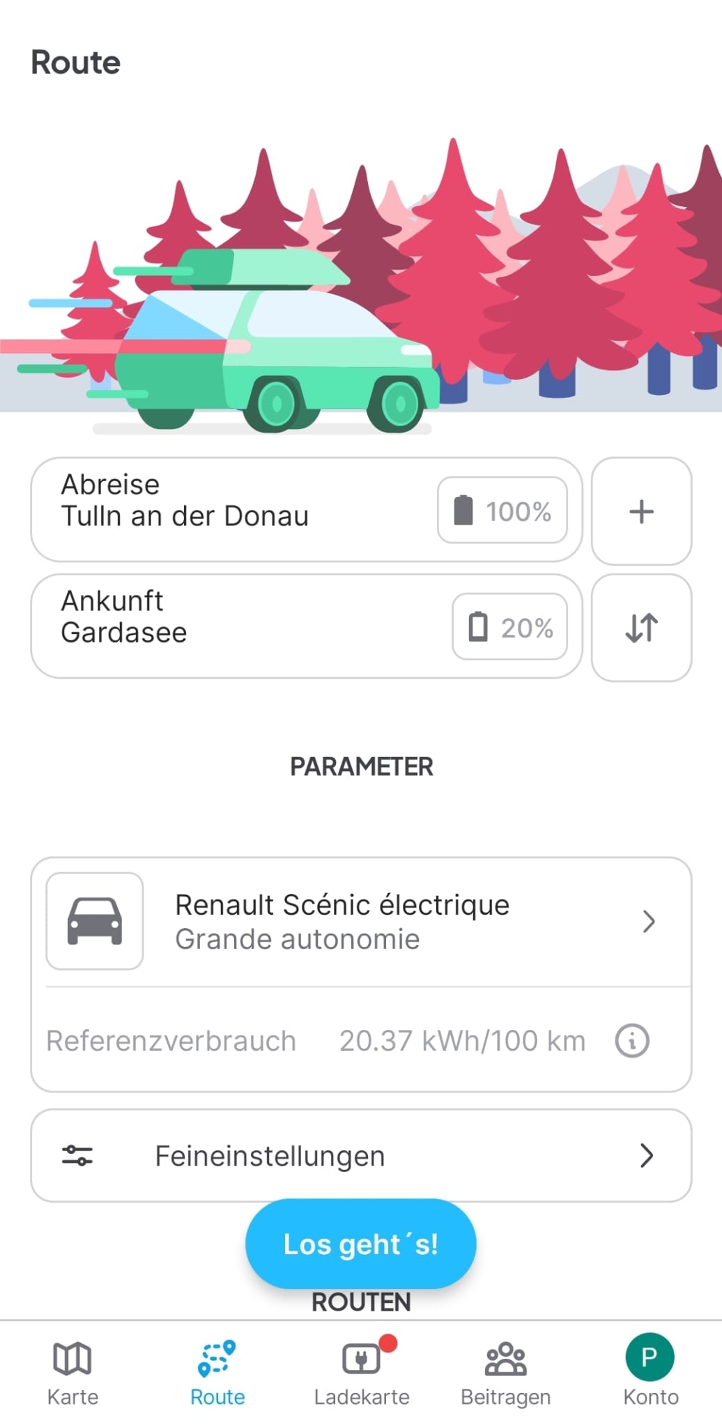 Die Ladeapp Chargemap