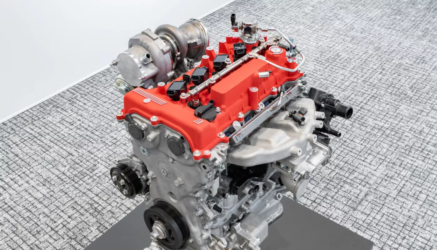 Ein Verbrennungsmotor der neuesten Generation von Toyota